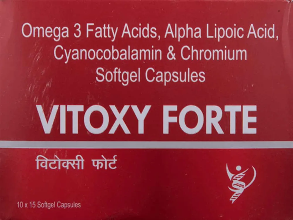 Vitoxy Forte Strip Of 15 Softgel Capsules