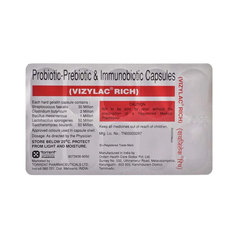 Vizylac Strip Of 10 Capsules