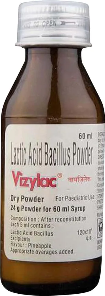 Vizylac Bottle Of 60ml Dry Syrup