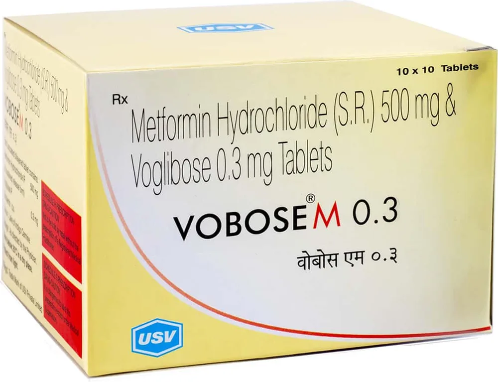 Vobose M 0.3mg Strip Of 10 Tablets