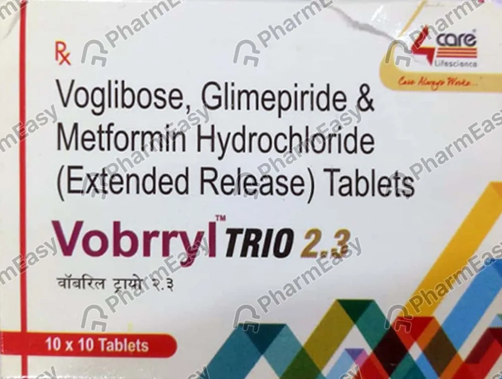 Vobrryl Trio 2.3mg Strip Of 10 Tablets