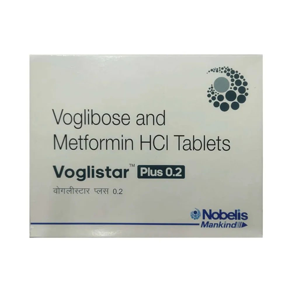 Voglistar Plus 0.2mg Strip Of 15 Tablets