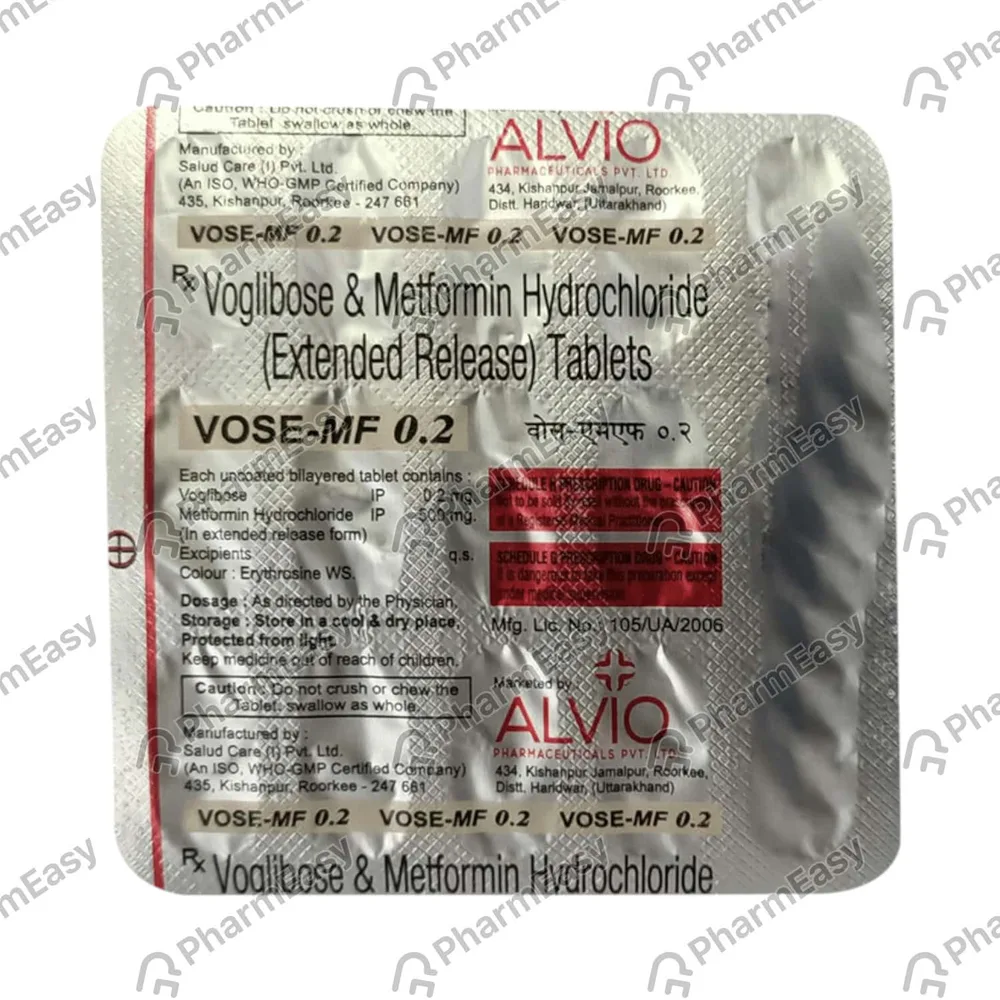 Vose Mf 0.2mg Strip Of 15 Tablets