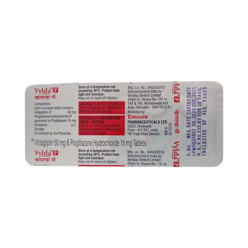 Vylda P Strip Of 10 Tablets