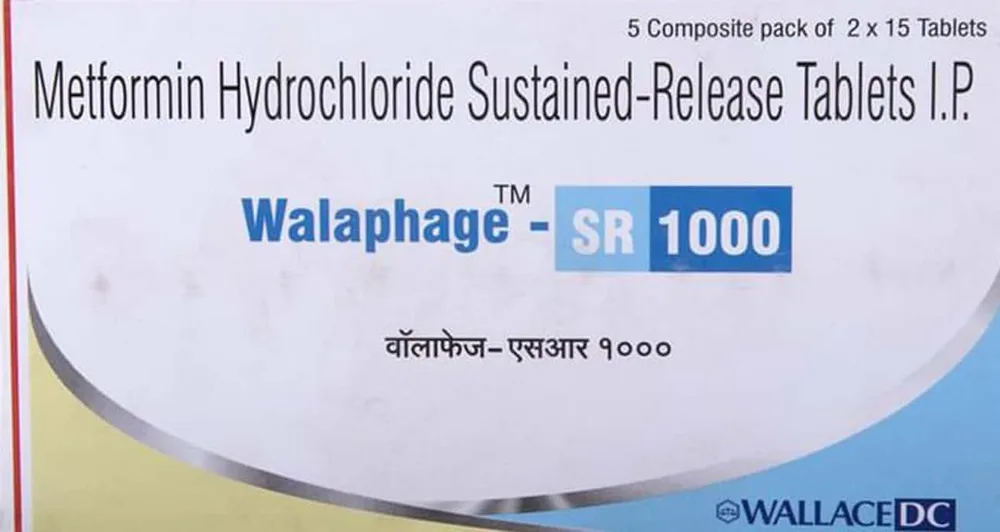 Walaphage Sr 1gm Strip Of 15 Tablets