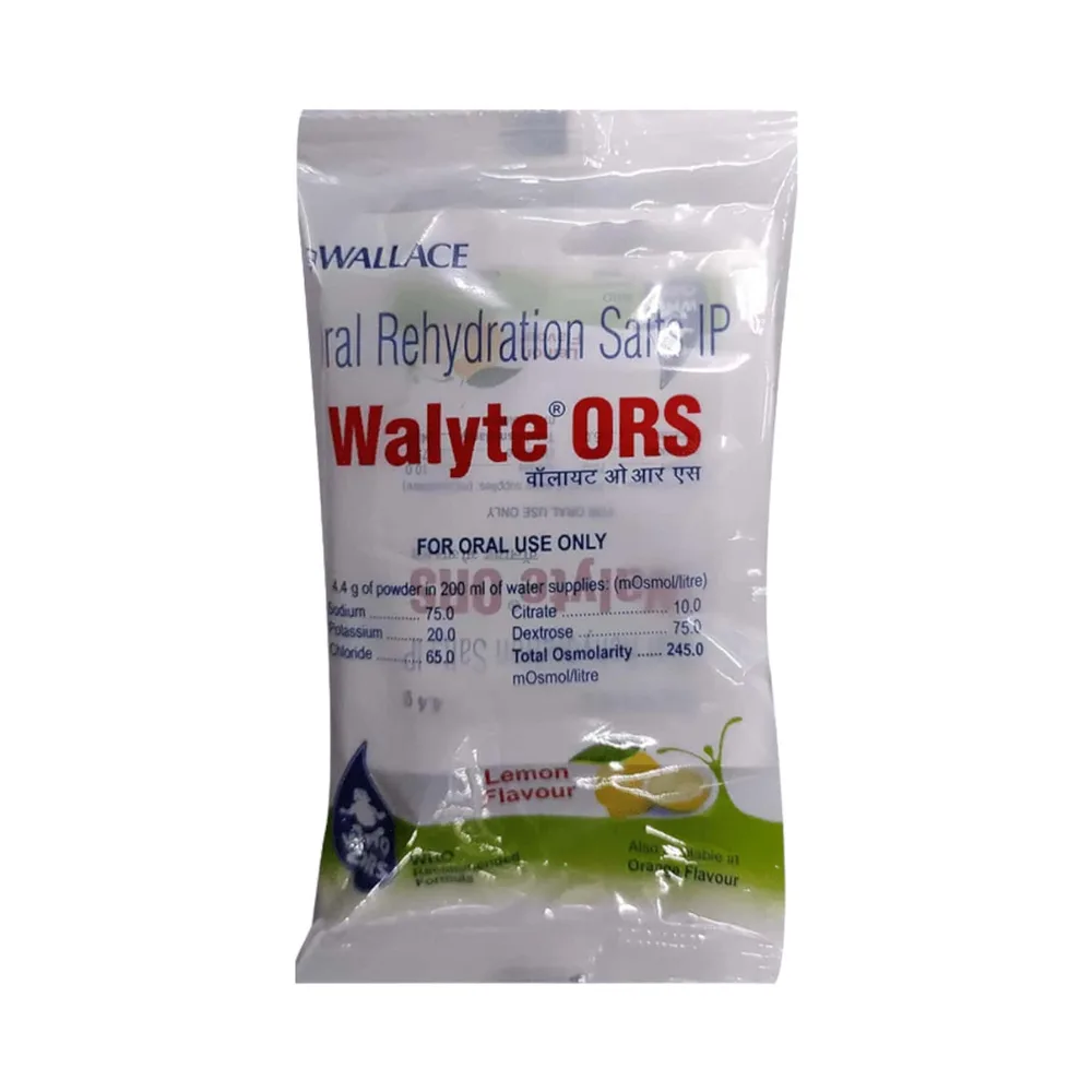 Walyte Ors Lemon Flavour Sachet 4.4gm