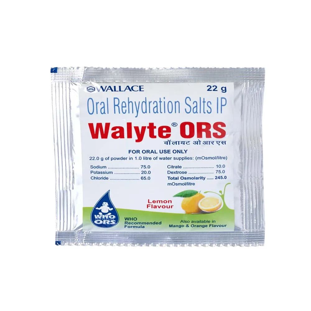 Walyte Ors Lemon Flavour Sachet 22gm