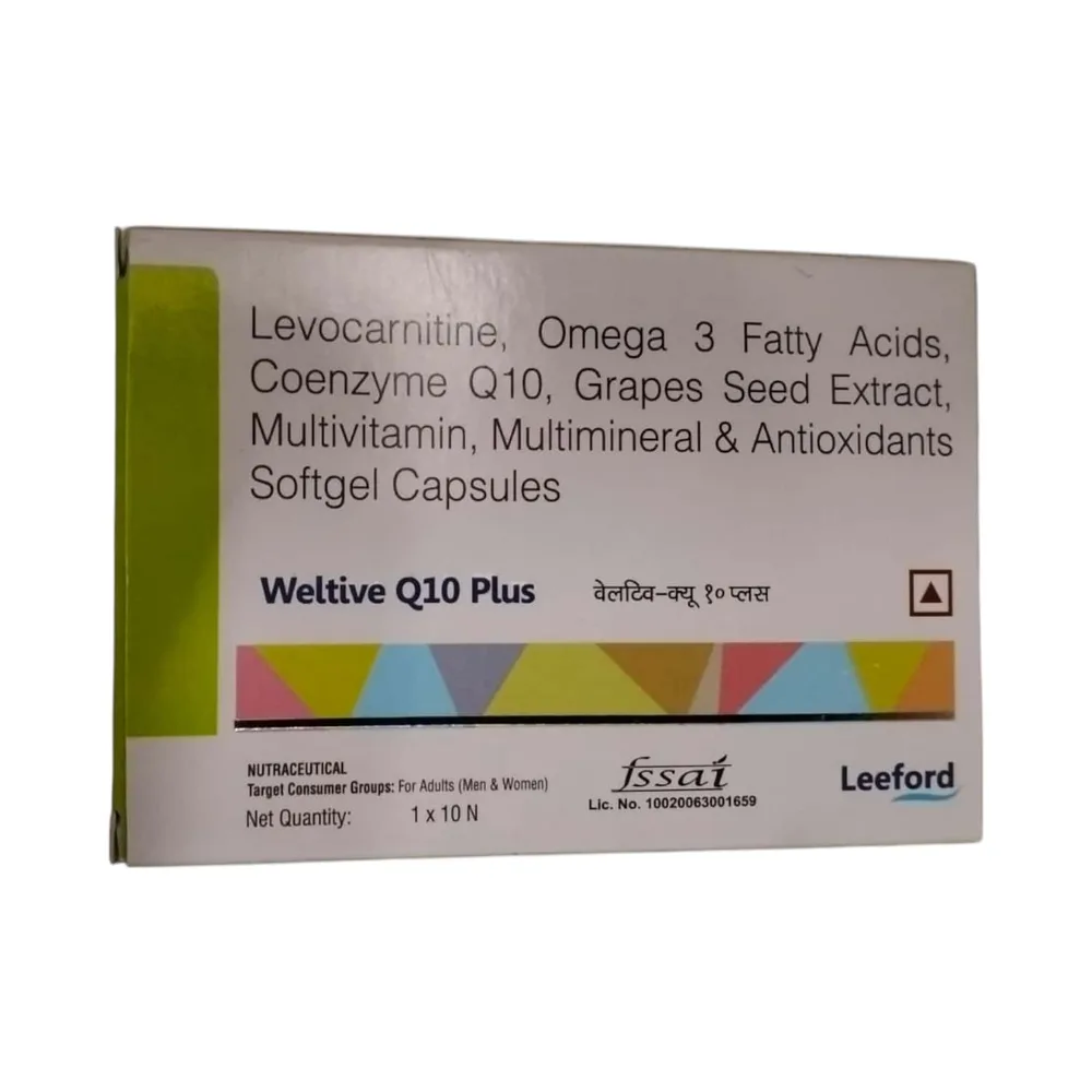 Weltive Q10 Plus Strip Of 10 Softgel Capsules