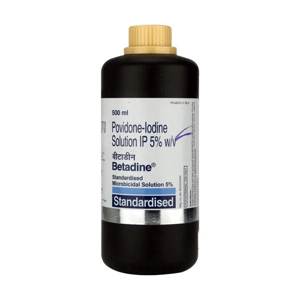Betadine Povidone Iodine Solution 5%- 500 ML