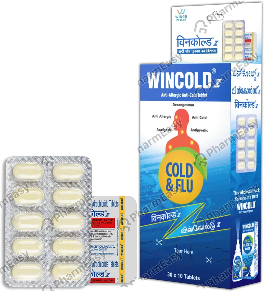 Wincold Z Strip Of 10 Tablets