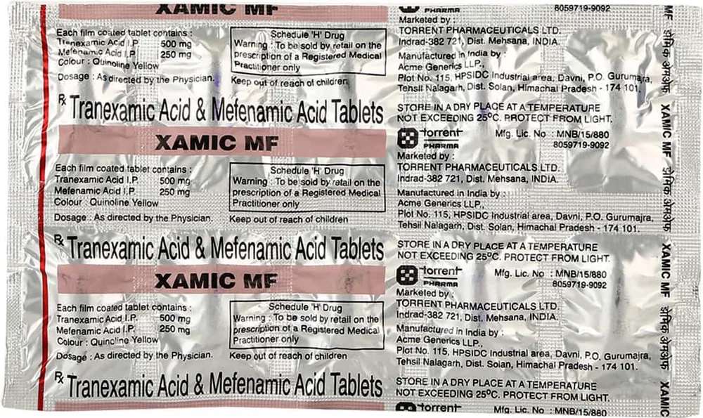 Xamic Mf Strip Of 10 Tablets