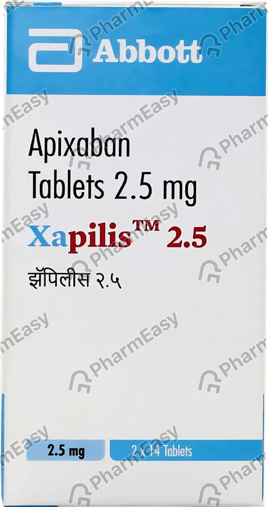 Xapilis 2.5mg Strip Of 14 Tablets