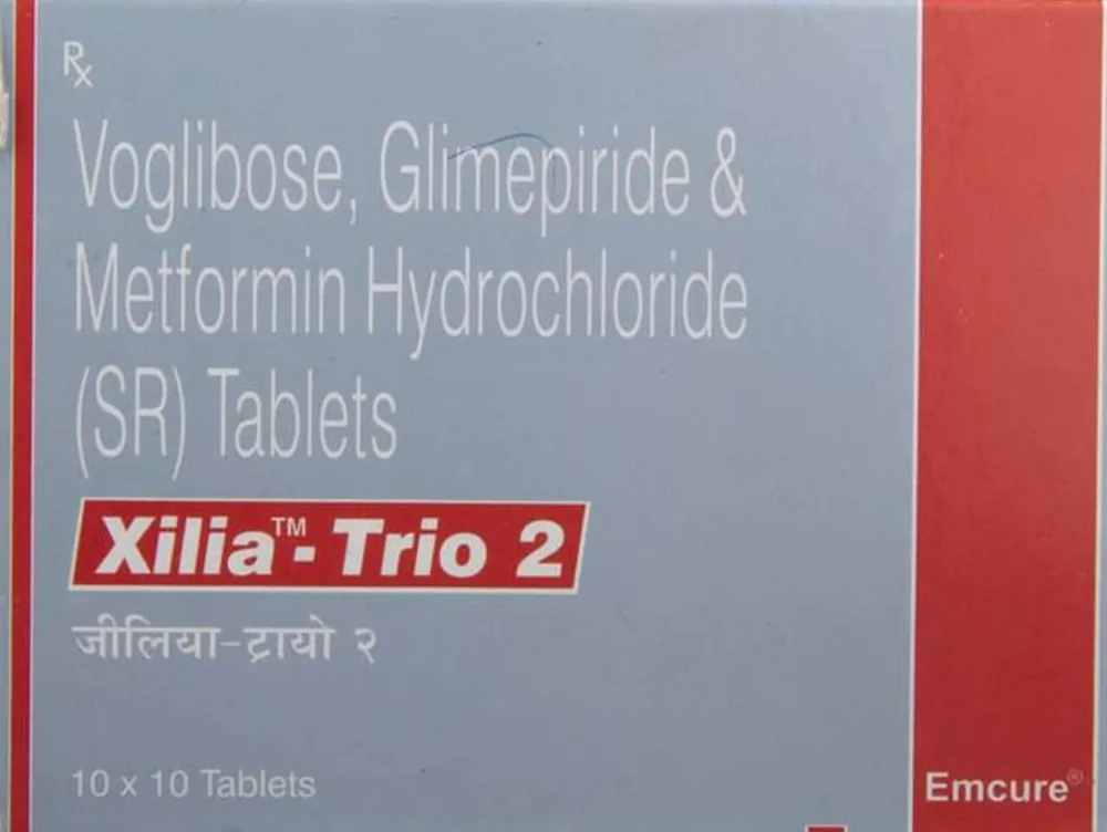 Xilia Trio 2mg Strip Of 10 Tablets