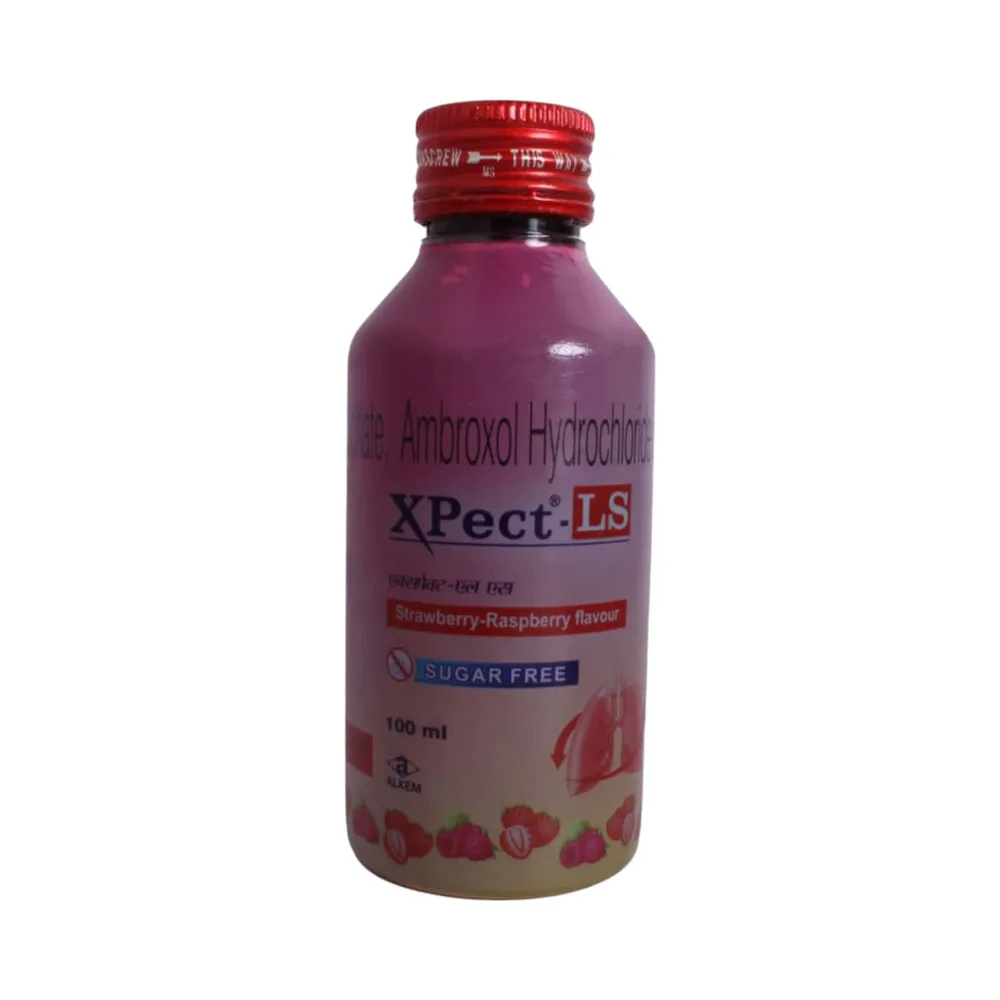 Xpect Ls Strawberry Raspberry Flavour Sugar Free Bottle Of 100ml Syrup