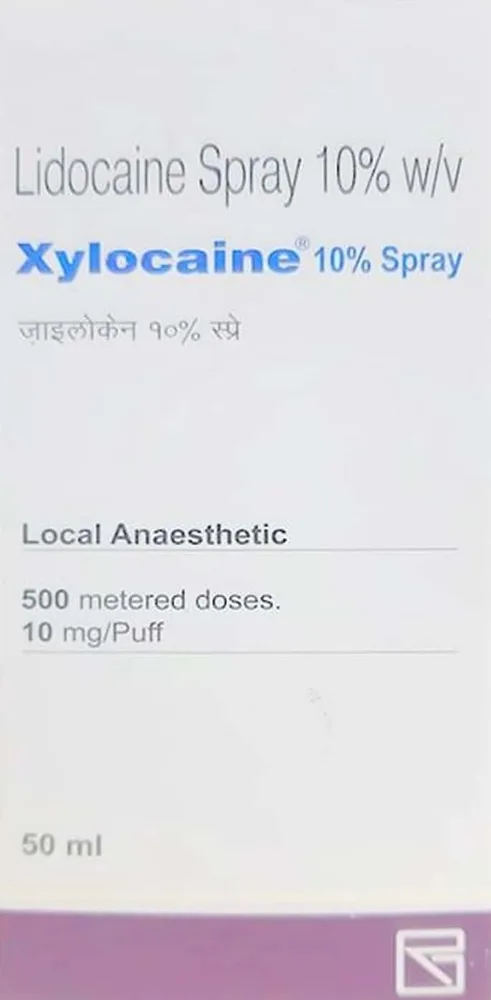 Xylocaine 10% Bottle Of 50ml Spray