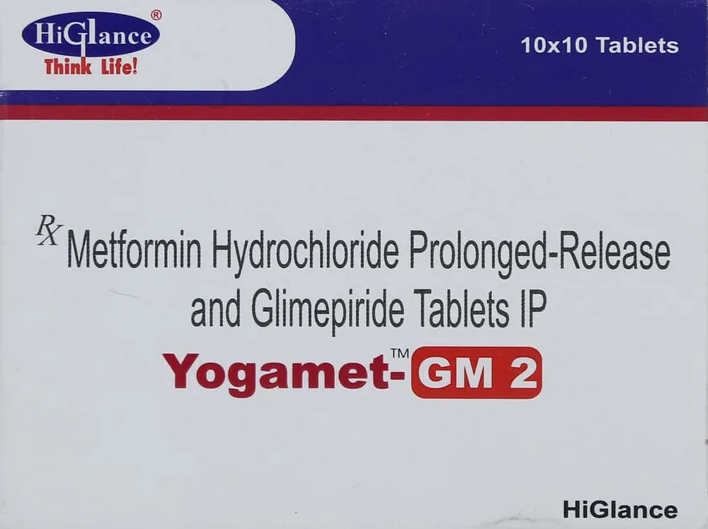 Yogamet Gm 2mg Strip Of 10 Tablets