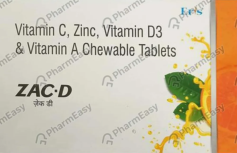 Zac D Woman Strip Of 15 Chewable Tablets