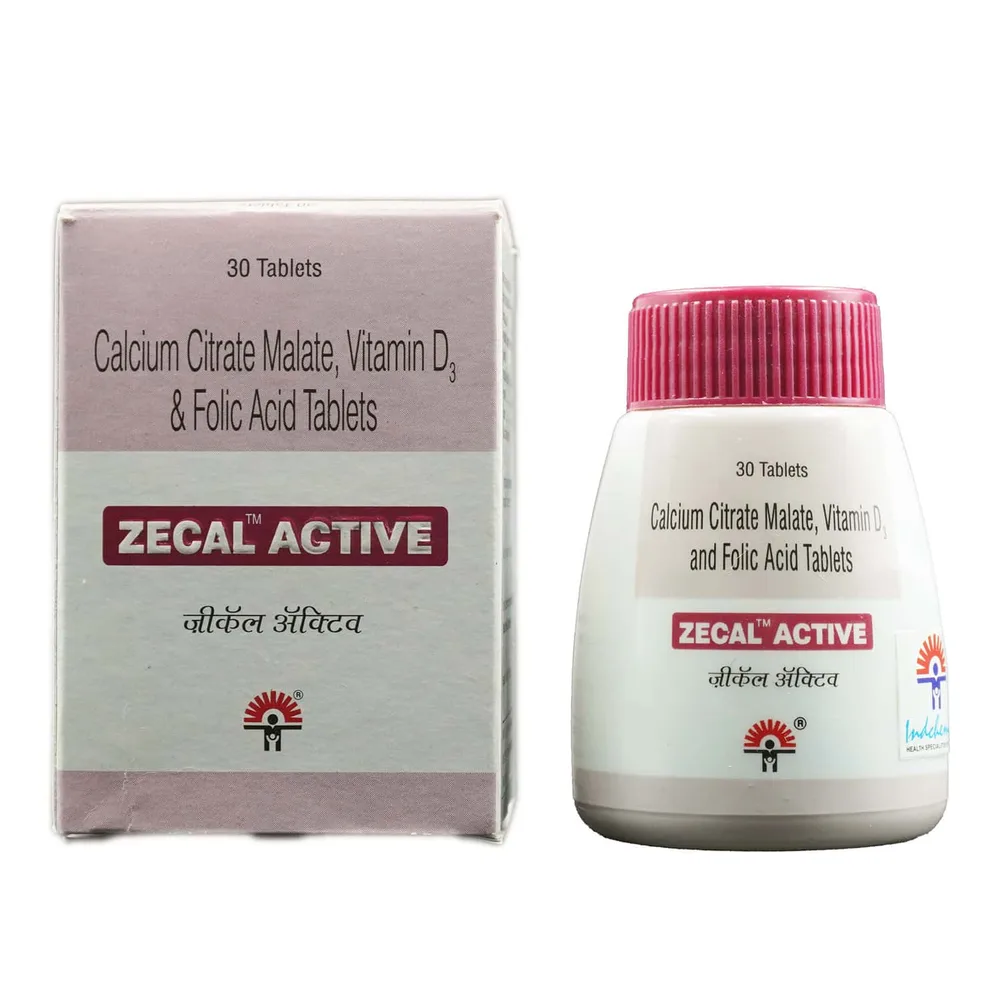 Zecal Active Bottle Of 30 Tablets