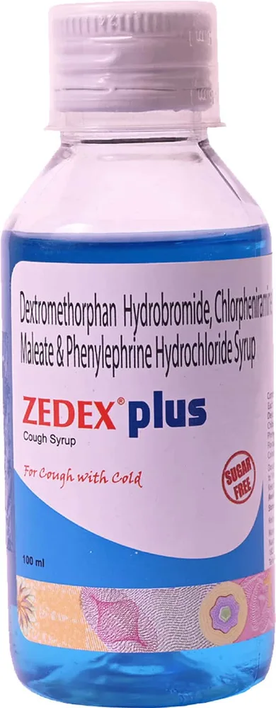 Zedex Plus Mix Fruit Flavour Sugar Free Bottle Of 100ml Syrup