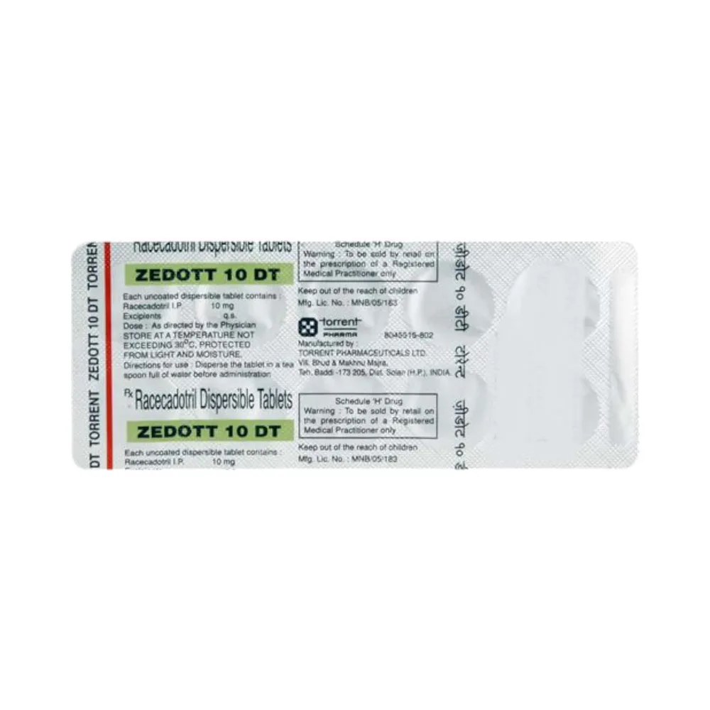 Zedott Dt 10mg Strip Of 10 Tablets