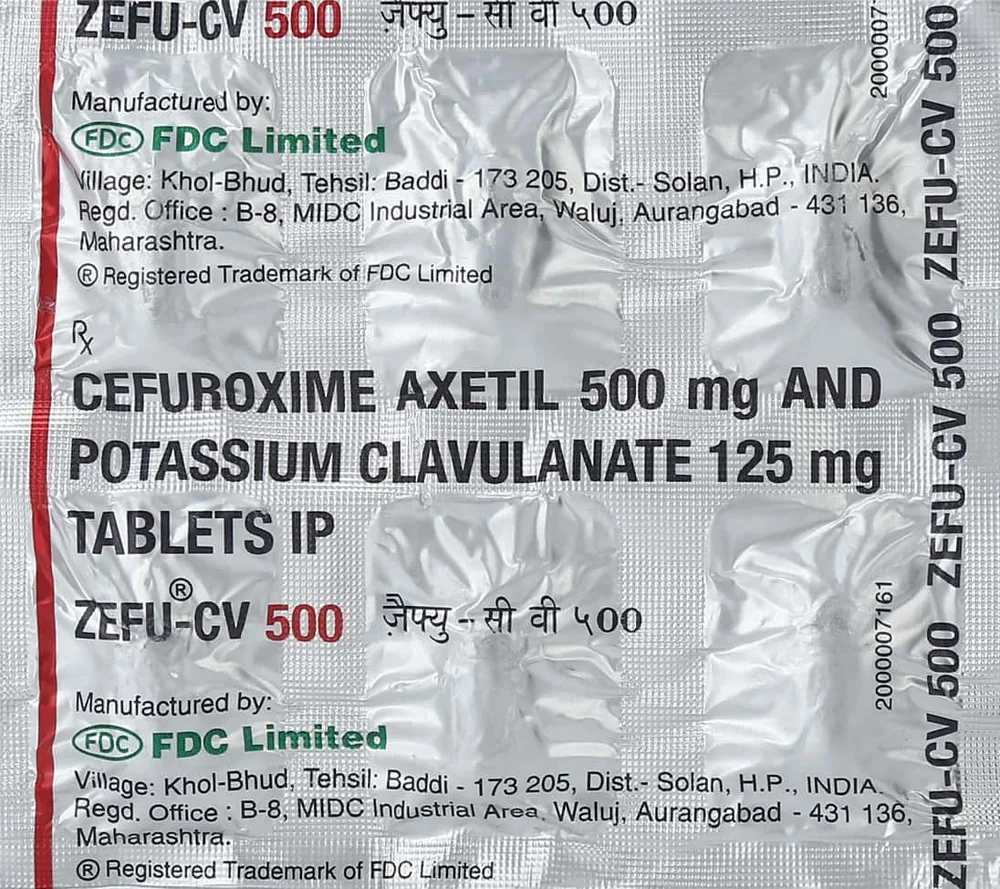 Zefu Cv 500mg Strip Of 6 Tablets