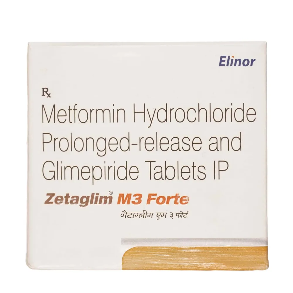 Zetaglim M 3mg Forte Strip Of 15 Tablets