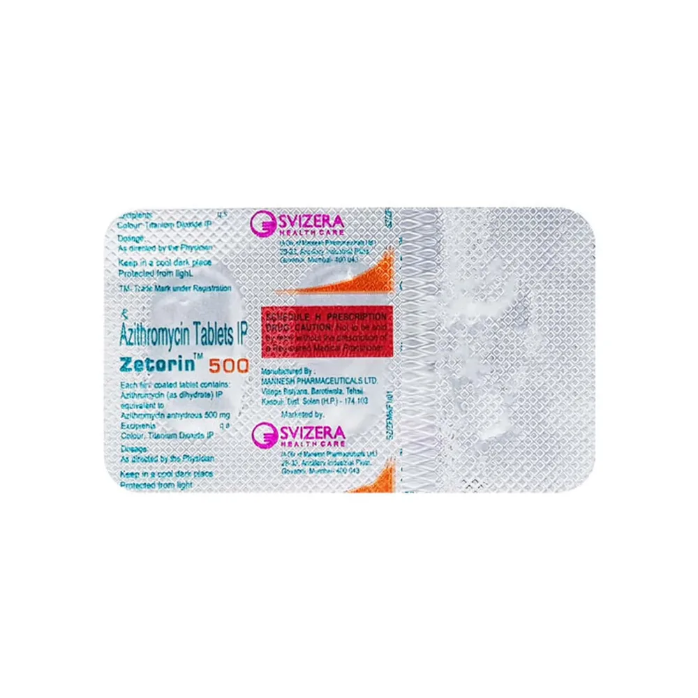 Zetorin 500mg Tablet