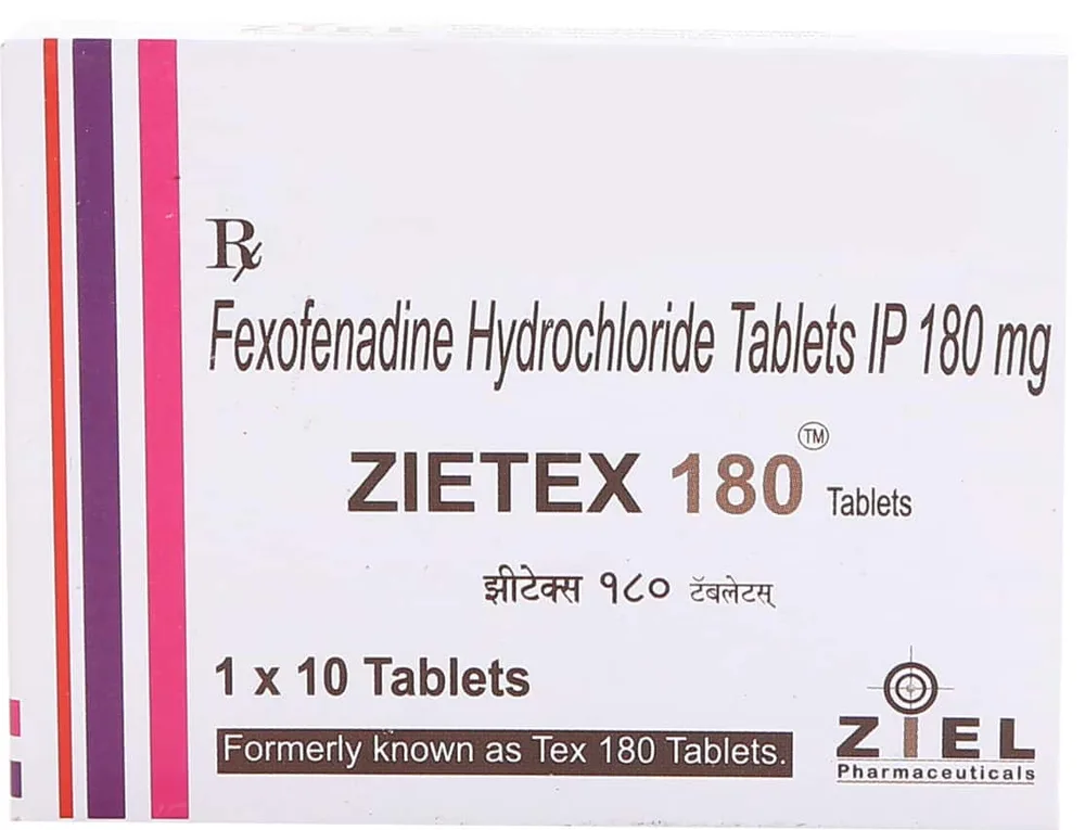 Zietex 180mg Strip Of 10 Tablets