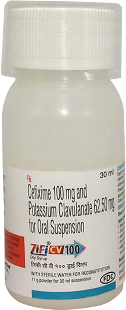 Zifi Cv 100mg Bottle Of 30ml Dry Syrup