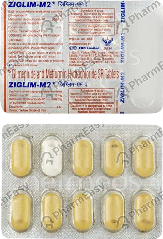 Ziglim M 2mg Strip Of 10 Tablets