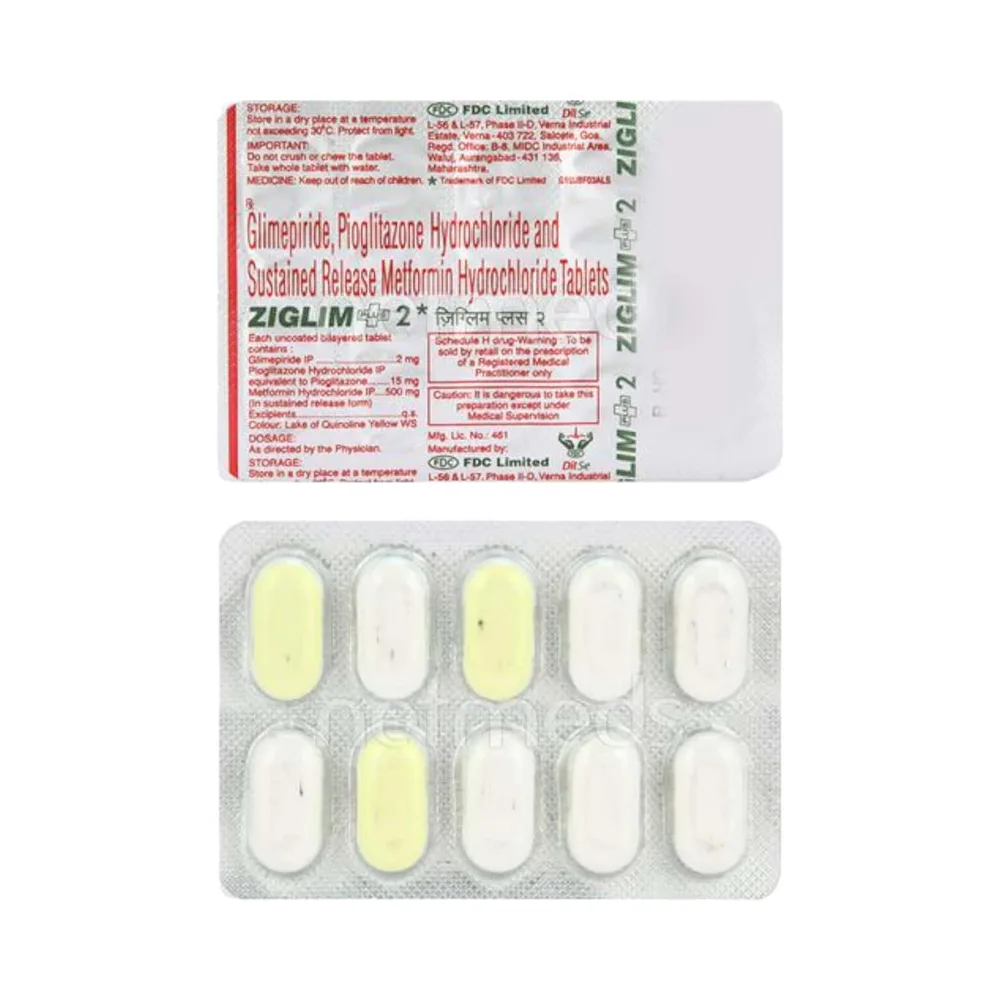 Ziglim Plus 2mg Strip Of 10 Tablets