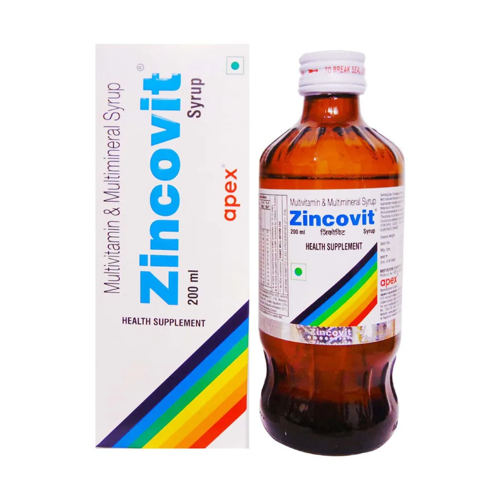 Zincovit Cl Bottle Of 200ml Syrup