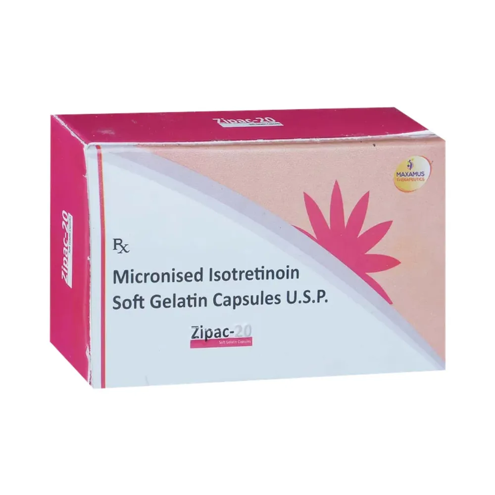 Zipac 20mg Strip Of 10 Capsules