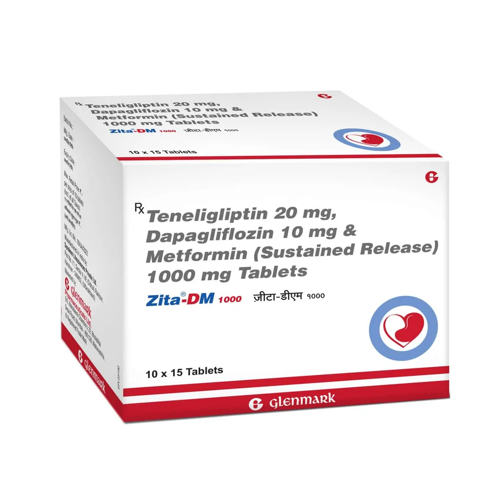 Zita Dm 1000mg Strip Of 15 Tablets