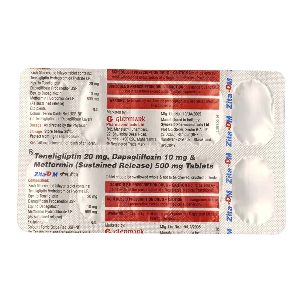 Zita Dm 500mg Strip Of 10 Tablets