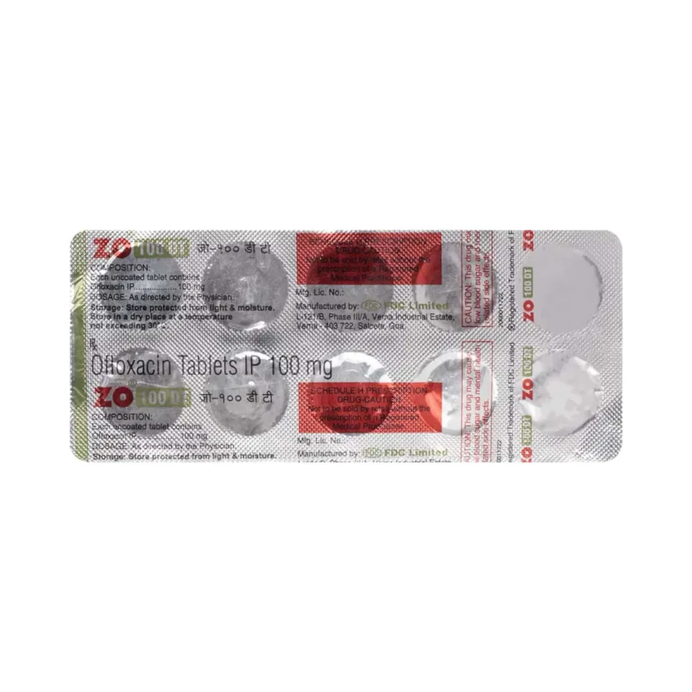 Zo Dt 100mg Strip Of 10 Tablets