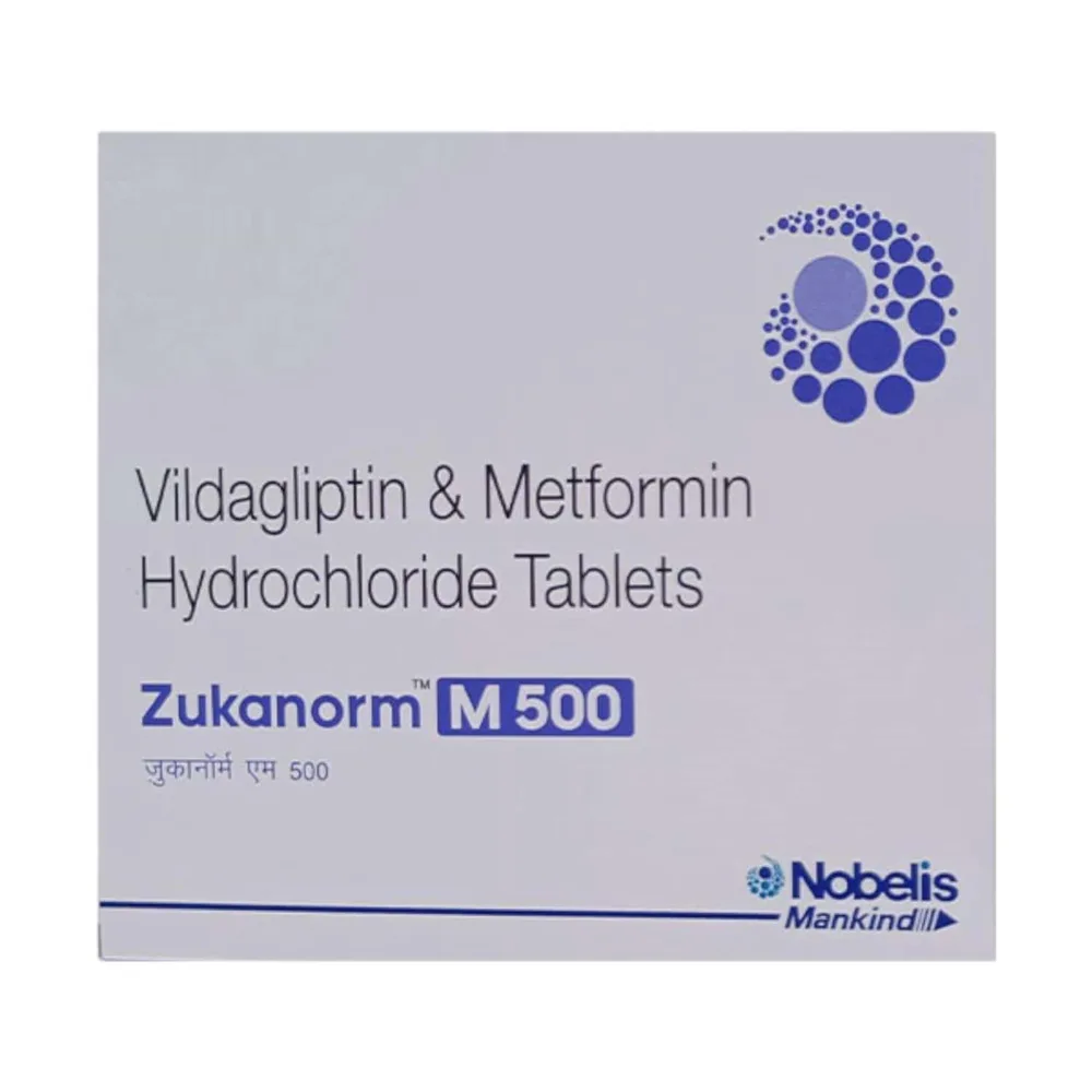 Zukanorm M 50/500mg Strip Of 20 Tablets