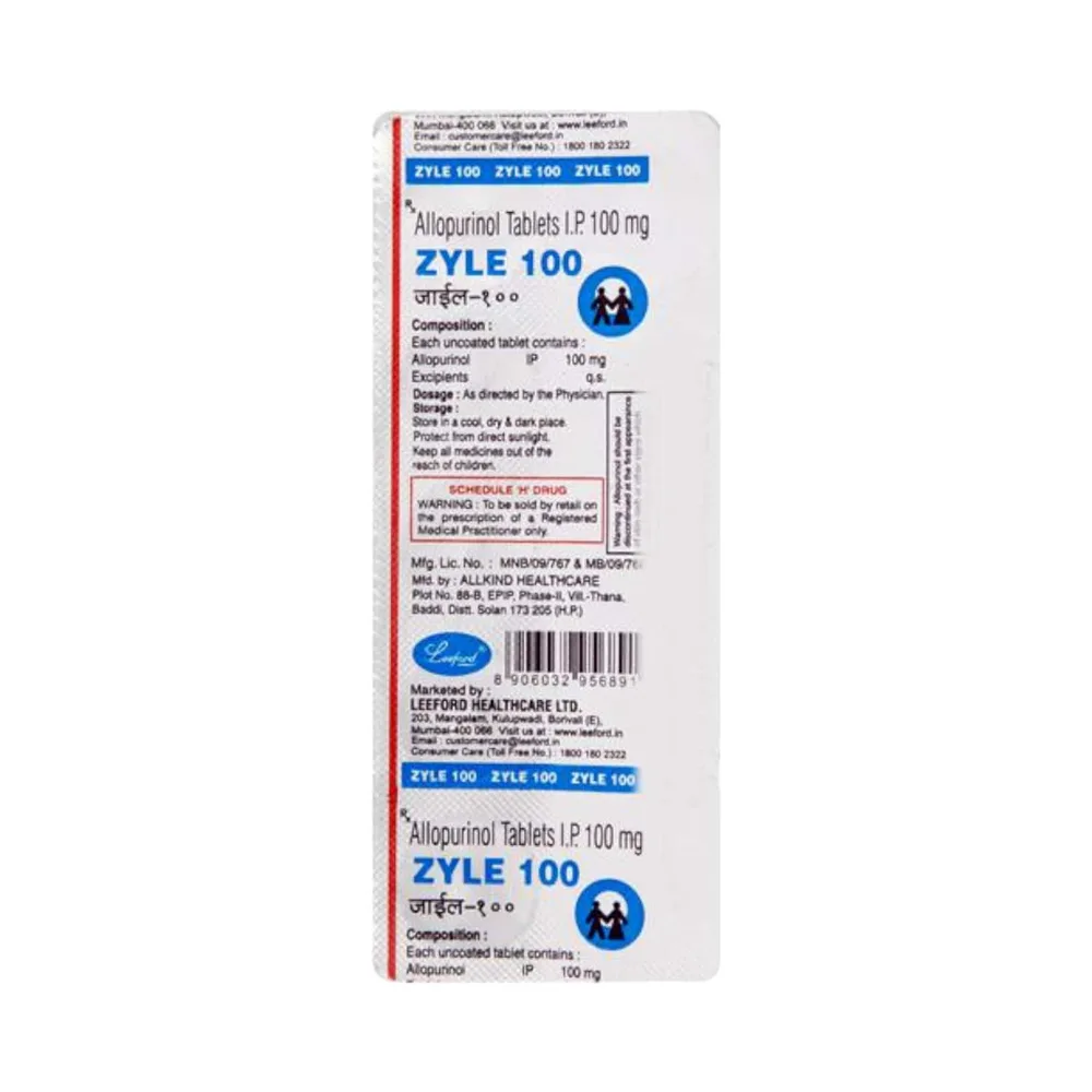 Zyle 100mg Strip Of 10 Tablets