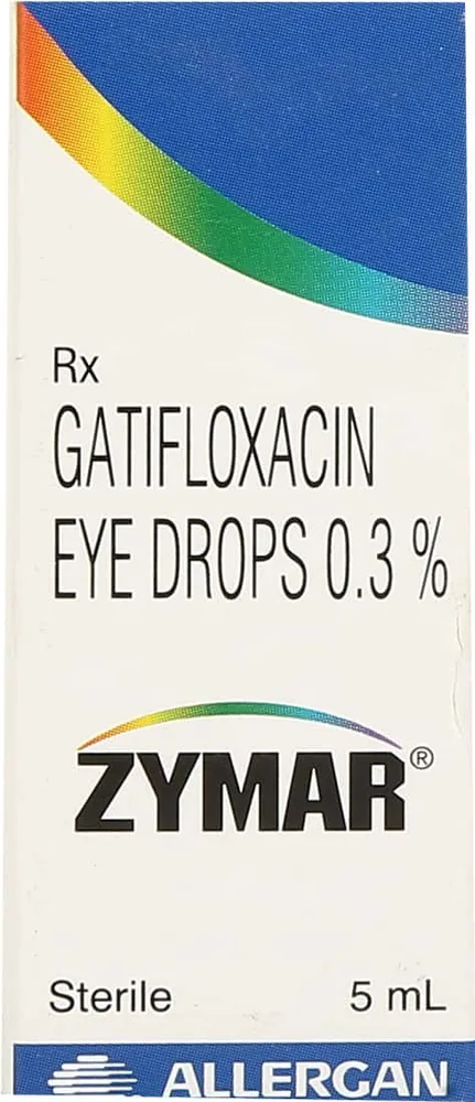 Zymar 0.3%W/V Bottle Of 5ml Eye Drops