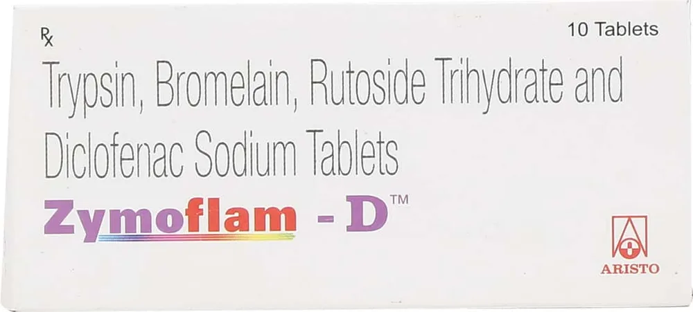 Zymoflam D Strip Of 10 Tablets