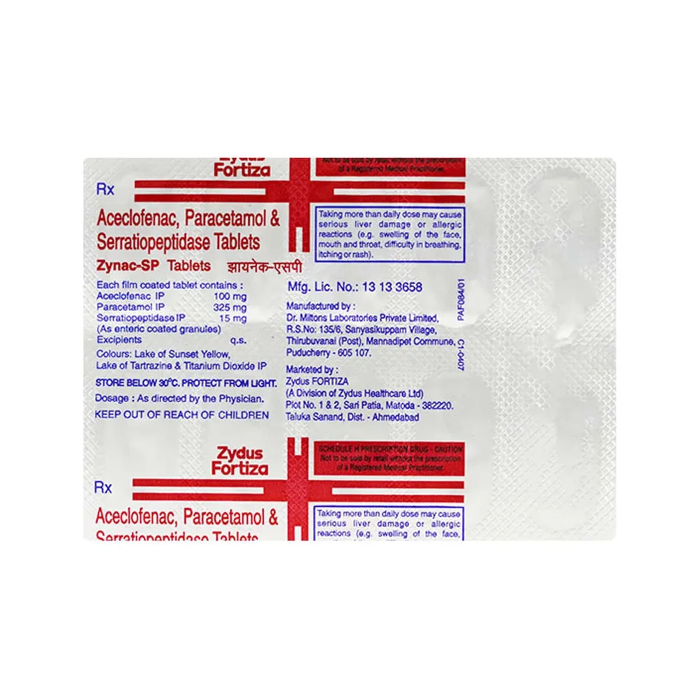 Zynac Sp Strip Of 10 Tablets