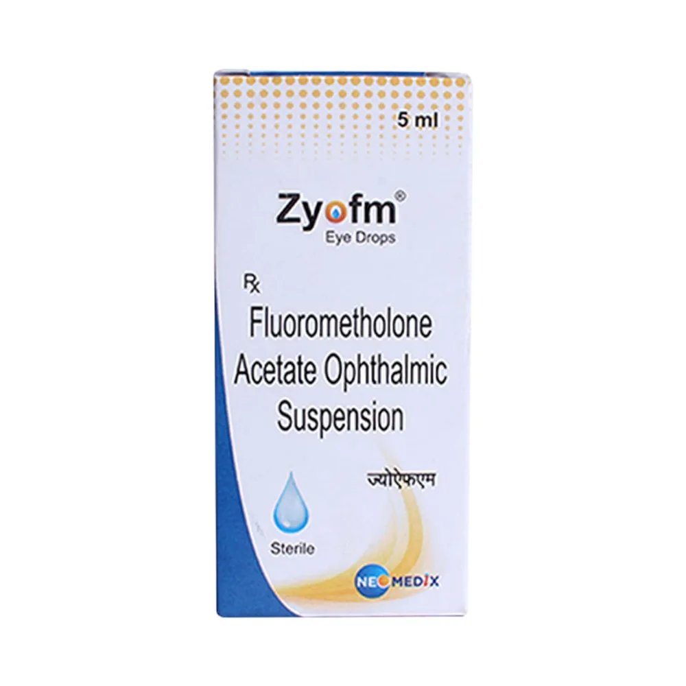 Zyofm Bottle Of 5ml Eye Drops