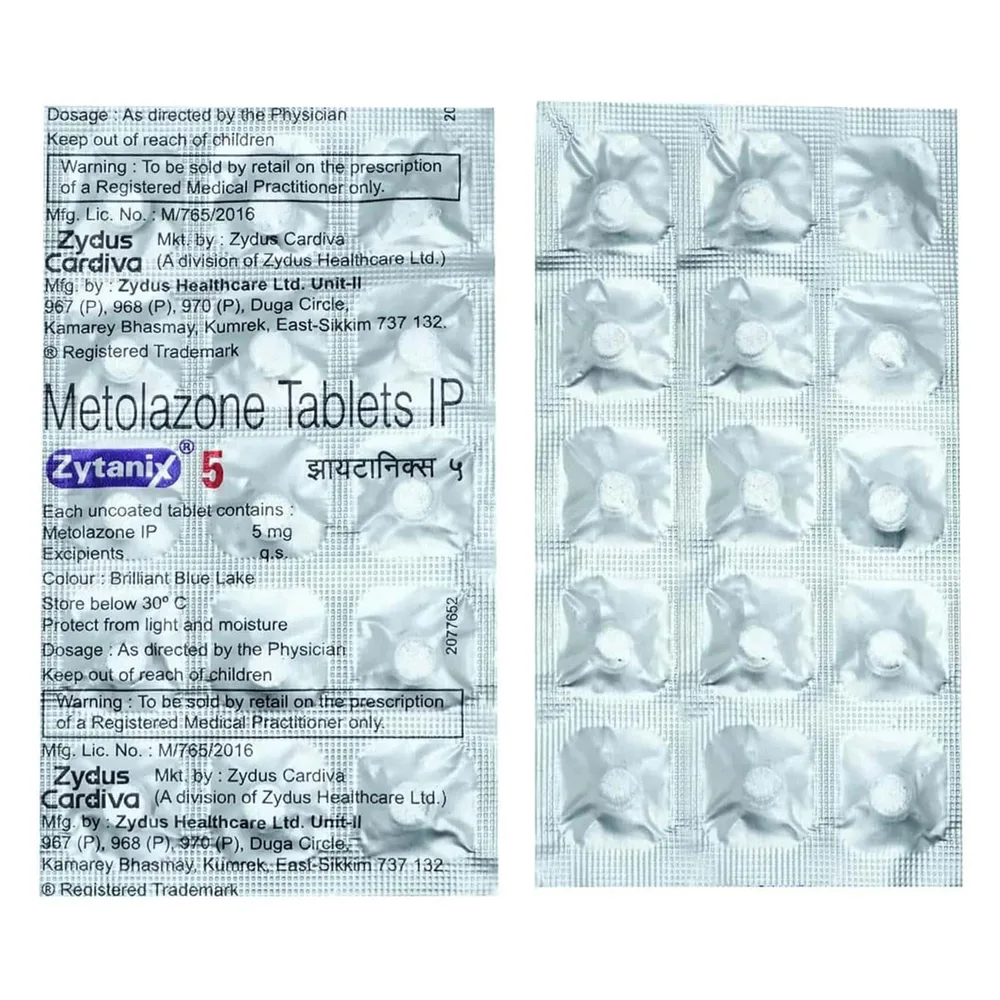 Zytanix 5mg Strip Of 15 Tablets