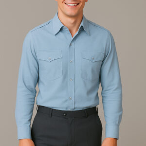 Light Blue Pocket Shirt