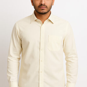 Light Cream Formal Shirt