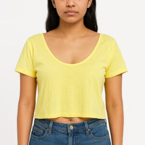 Yellow Crop Top