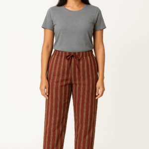 Striped Cotton Pants