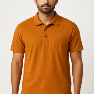 Mustard Orange Polo T-shirt