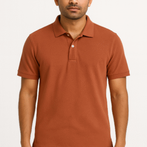 Rust Brown Polo T-Shirt
