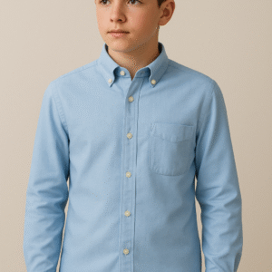 Sky Blue Oxford Shirt for Boys